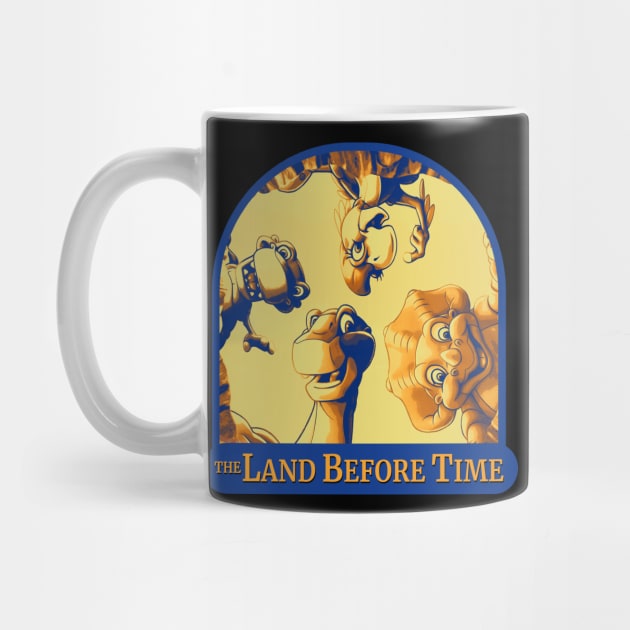 land before time family retro by Thermul Bidean